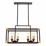 Подвесная люстра Lumina Deco Waldorf LDP 1140-8 BK+MD