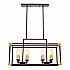 Подвесная люстра Lumina Deco Waldorf LDP 1140-8 BK+MD