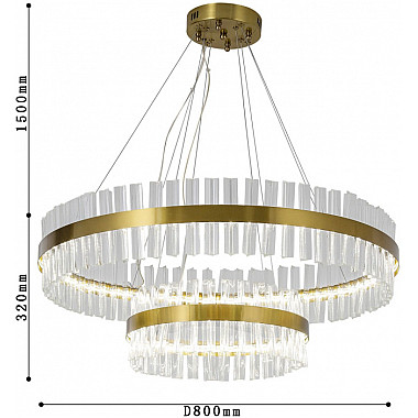 Подвесная люстра Placerat 4012-12P