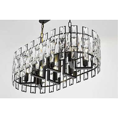 Подвесная люстра Florina LDP 7041-700-PR BK