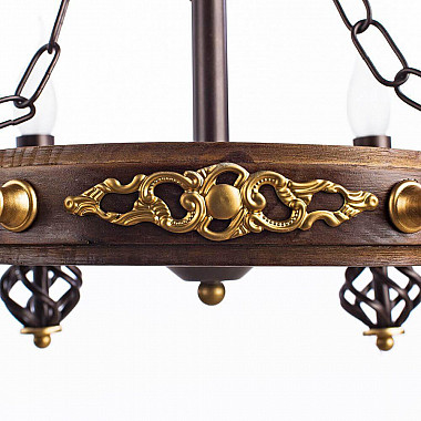 Подвесная люстра Arte Lamp Cartwheel A4550LM-6CK