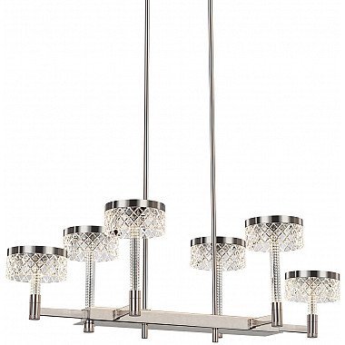 Подвесная люстра Diamond cut MD21020075-6B satin nickel