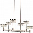 Подвесная люстра Diamond cut MD21020075-6B satin nickel