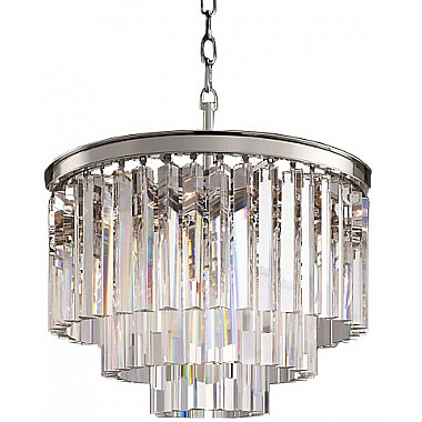 Подвесная люстра 1920s Odeon KR0387P-6 chrome/clear