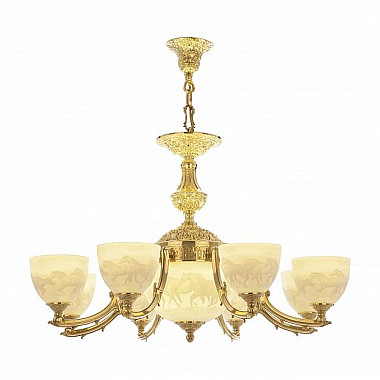 Подвесная люстра 7221 72211P/8/210 G P1 U Horse