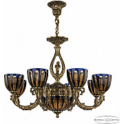 Подвесная люстра Florence 71409P/8/210 GB P1 U Amber-Blue/H-1H FA4S