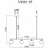 Подвесная люстра Moderli Lingdal V5091-4P