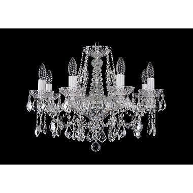 Подвесная люстра 1413 1413/8/200 Ni Leafs