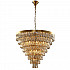Подвесная люстра Crystal Lux Abigail SP22 D820 GOLD/AMBER