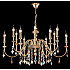 Подвесная люстра Crystal Lux MERCEDES SP6+6 GOLD/COLOR