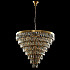 Подвесная люстра Crystal Lux Abigail SP22 D820 GOLD/AMBER
