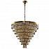 Подвесная люстра Crystal Lux Abigail SP22 D820 GOLD/AMBER