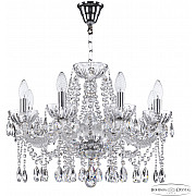 Подвесная люстра 5413 5413/8/200 Ni Clear/M-1H