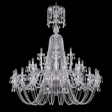 Подвесная люстра 1402 1402/20+10+5/530/XL-165 Ni