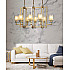 Подвесная люстра Lumina Deco Manhattan LDP 8012-8P F.GD