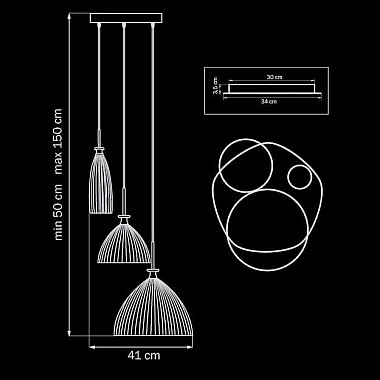 Подвесная люстра Lightstar Simple Light 810 810130