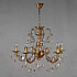 Подвесная люстра Ambiente Alicante 8888/5 AB Tear drop