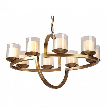 Подвесная люстра Newport 35008+1/S brass М0060295