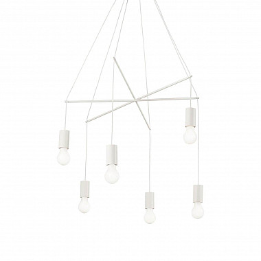 Подвесная люстра Ideal Lux Pop SP6 Bianco 186795