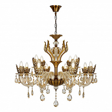 Подвесная люстра iLamp Asia 61078-8+4 BR