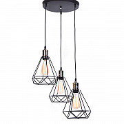 Подвесная люстра Lumina Deco Cobi LDP 11609-3 BK