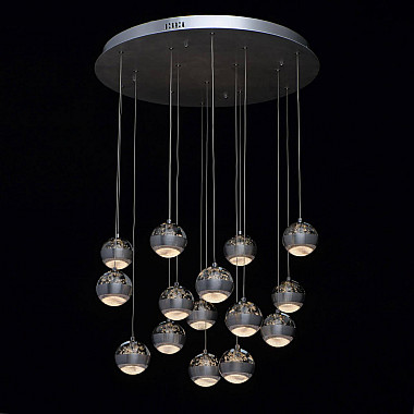 Подвесная светодиодная люстра De Markt Капелия 730010315