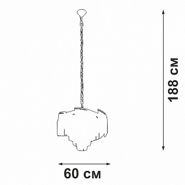 Подвесная люстра V5836-8/13
