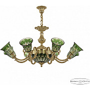 Подвесная люстра Verona 72213P/8/210 G P2 U Clear-Green/H-1I