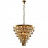 Подвесная люстра Crystal Lux Abigail SP-PL15 D620 GOLD/AMBER