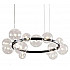 Подвесная люстра Art Deco Bubble OMG1075R black/clear