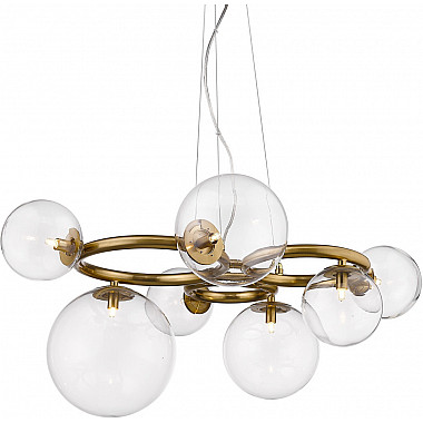 Подвесная люстра Puppet P68092-7 brass