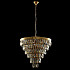 Подвесная люстра Crystal Lux Abigail SP-PL15 D620 GOLD/AMBER