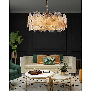 Подвесная люстра 8848 8848-80 gold