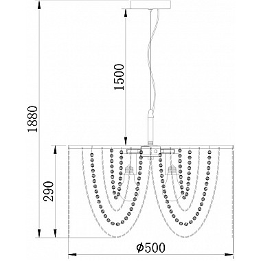 Подвесная люстра Lodore 10173/3S