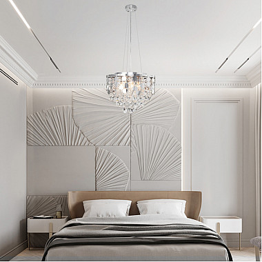 Подвесная люстра Lianna 10123/6 хром