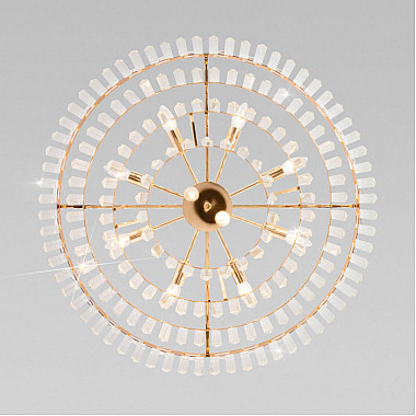 Подвесная люстра Elegante 10130/10 золото Smart