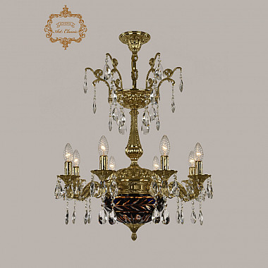 Подвесная люстра 31.19 31.19.8.CK125SP.250SP.G.Sp.Amber.Blue.1D