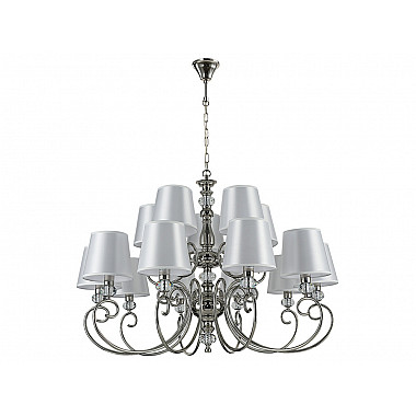 Подвесная люстра 1200 1210+5/C nickel