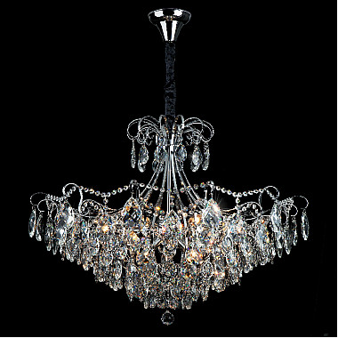 Подвесная люстра Crystal 10080/12 хром