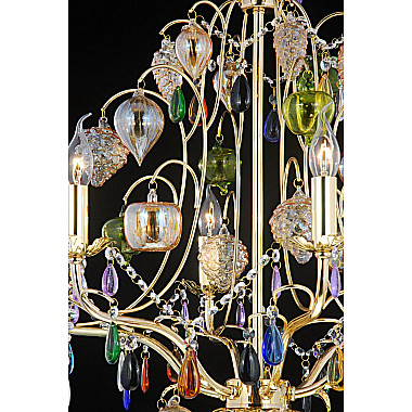 Подвесная люстра Arte Lamp Ricchezza A2011LM-6GO