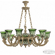 Подвесная люстра Florence 71009P/12/250 FP P2 U Clear-Green/H-1I FA5M