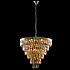 Подвесная люстра Crystal Lux Abigail SP-PL15 D620 GOLD/AMBER