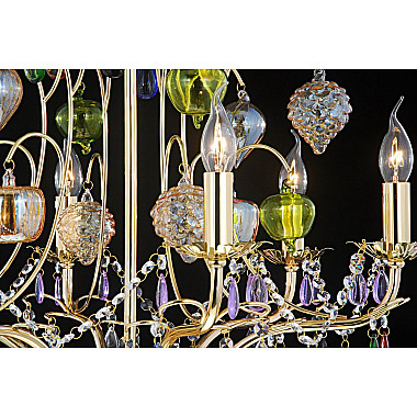 Подвесная люстра Arte Lamp Ricchezza A2011LM-6GO