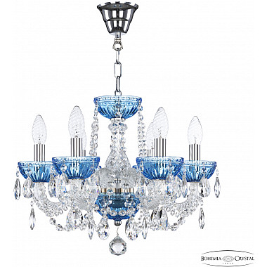 Подвесная люстра 5402 5402/6/141 Ni Aquamarine/M-1G