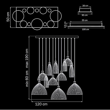 Подвесная люстра Lightstar Simple Light 810 810221