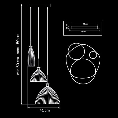 Подвесная люстра Lightstar Simple Light 810 810131