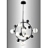 Подвесная люстра Crystal Lux Salvadore SP8V Black Chromium