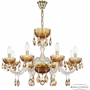 Подвесная люстра 5417 5417/8/240 G Amber/M-1F K721