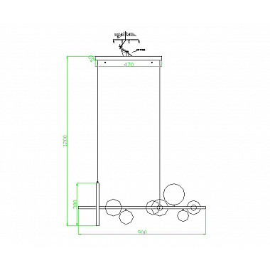 Подвесная люстра Kink Light Иона 09408-7,19