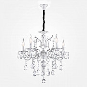 Подвесная люстра Viola 10064/5 белый с серебром Strotskis